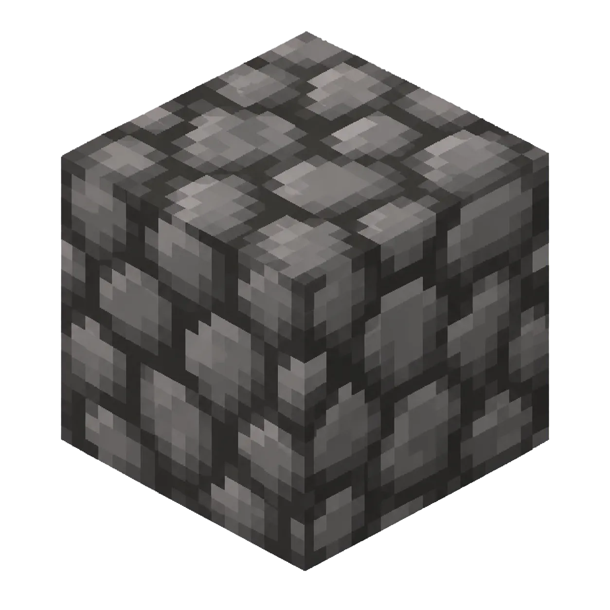 Original pixel art Cobblestone block icon