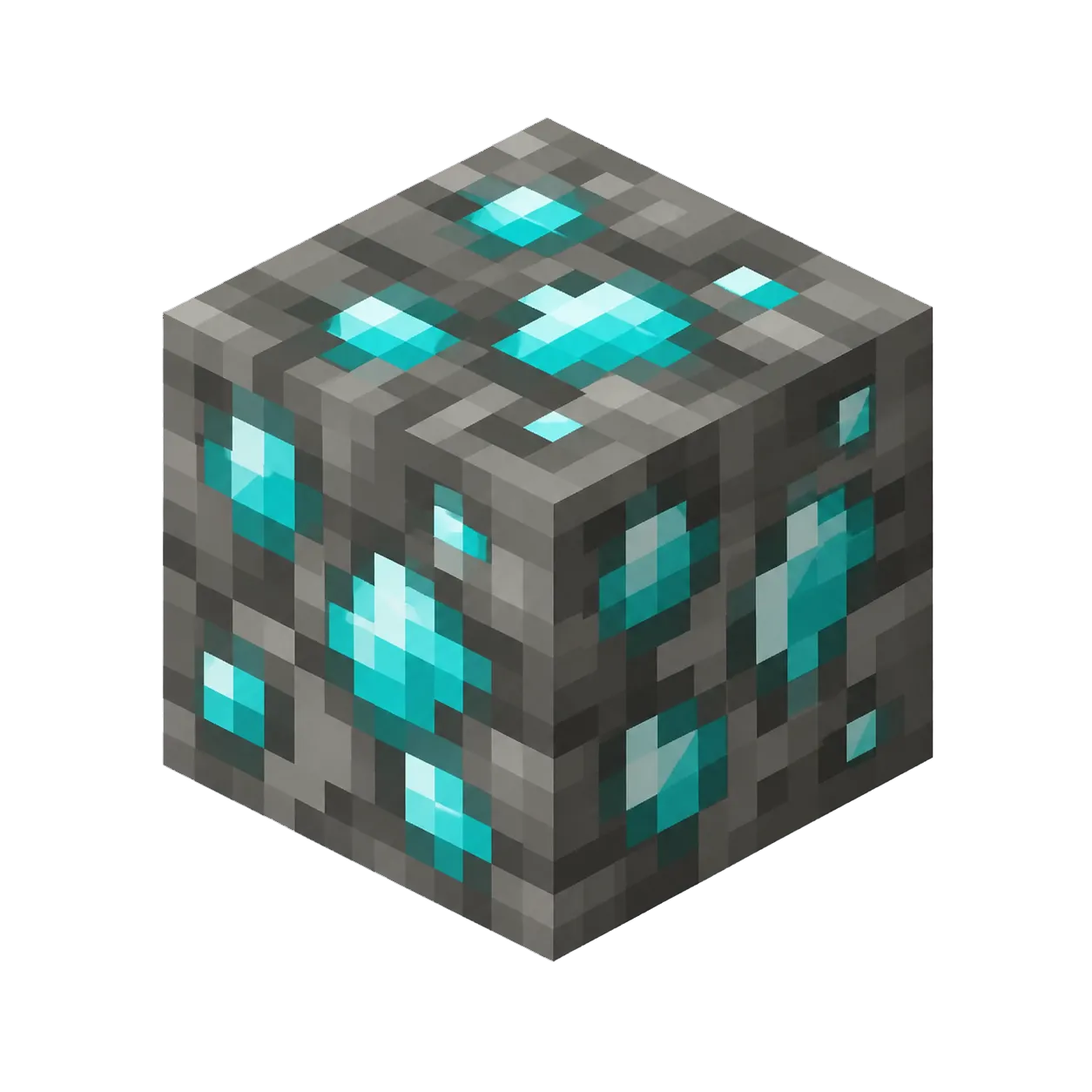 Original pixel art Diamond Ore icon